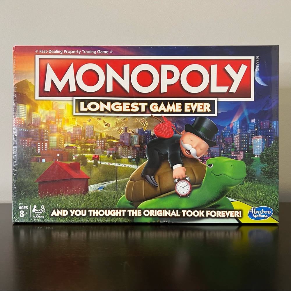 Monopoly Longest Game Ever HTF - SOLD